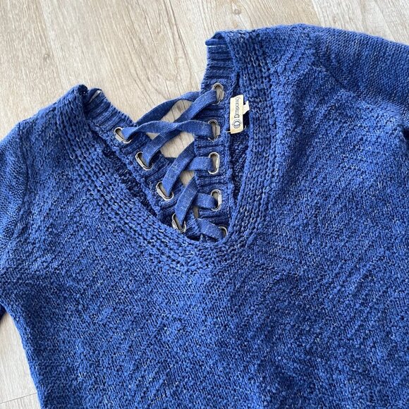 Womens Democracy Blue Sweater - XS - Picture 2 of 7